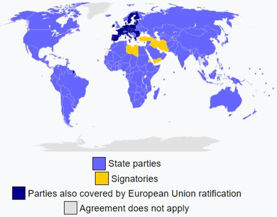 Paris agreement under the United Nations Framework Convention on Climate Change. Source: Wikipedia.com (L.tak)